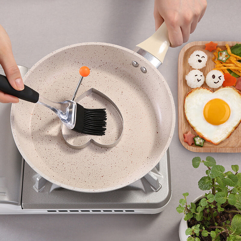 Kitchen high temperature resistant silicone oil brush barbecue brush baking barbecue oil brush cake pancake grease without shedding brush