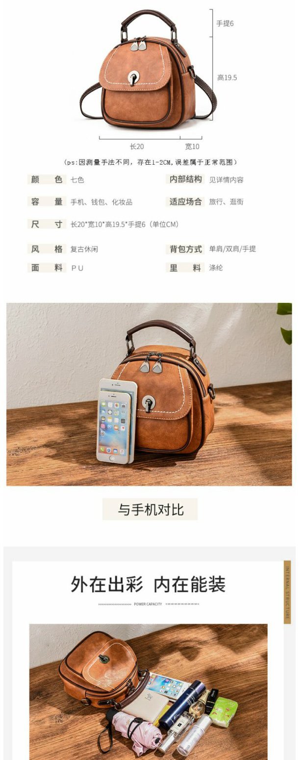 Ba lô nữ 2018 làn sóng mới phiên bản Hàn Quốc của thời trang hoang dã siêu nữ lửa nhỏ đeo ba lô đeo vai Messenger túi xách nữ hàng hiệu
