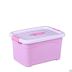 hộp nhựa tròn đựng thực phẩm Áo len 0,5kg Trang sức Nhựa Lưu trữ lớn Hộp lưu trữ Tổ chức trong suốt Gia đình nhỏ Nabin Thiết bị trung bình hộp đựng trang điểm Trang chủ