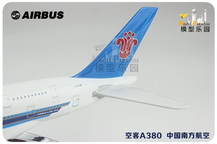 Airbus a380 China Southern Airlines 32cm45cm mô hình máy bay chở khách mô hình China Southern Airlines tĩnh mô hình máy bay trang trí