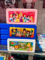 Japan DAISO clay storage box stationery box pencil case Plasticine storage box Thai domestic