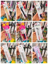  Japan Daiso multi-color ballpoint pen Hand account Cartoon small fresh series Student supplies 0 7mm0 5mm