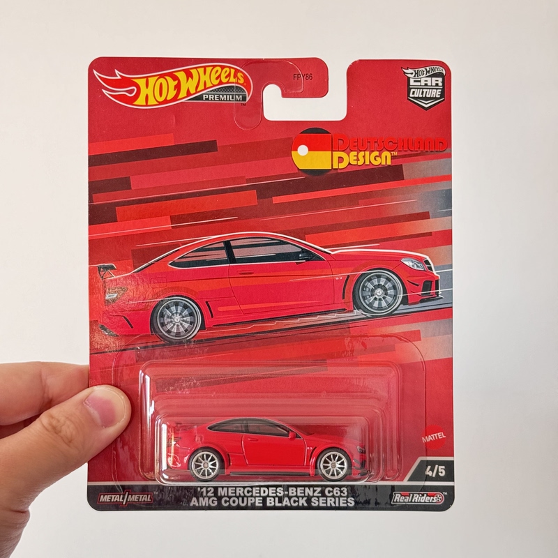 Hot Wheels Car Culture 12 Models Mercedes-Benz C63 Amg Audi S4 Porsche 911 Gt3 Rs