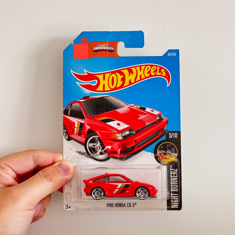 Hot Wheels Car 1985 Honda Crx, Packaging Damaged and Opened
