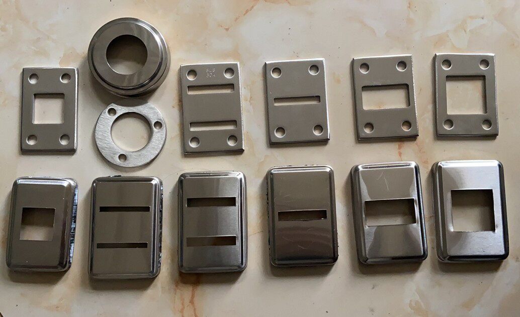 Stainless steel stair column bottom plate decorative cover railing column accessories complete specifications and any size can be customized
