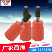 Carbide tungsten steel rotary file 6MM handle cylindrical ball head metal reaming grinding head C type