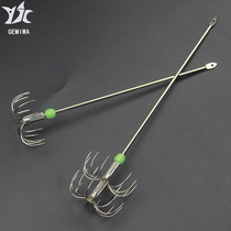 Octaxyfish squid squid with octopus hook fluorescent 8 claws 12 claws of live shrimp blowing hook