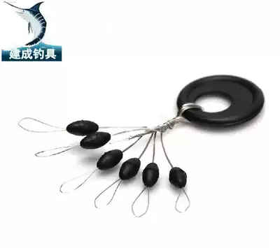 Olive-shaped space beans black super soft large and medium-size space Bean Fishing Fishing Taiwan fishing accessories