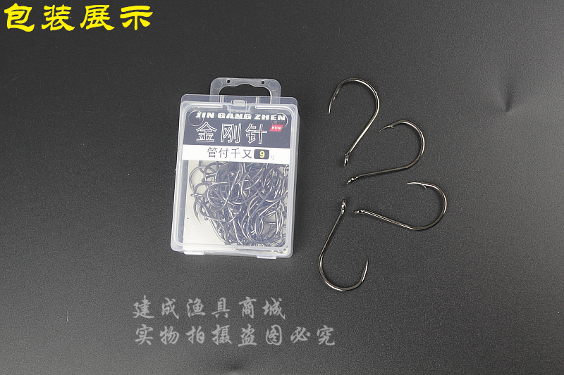 Guan Fuqian và móc nhập khẩu từ Nhật Bản có dây thép gai và hàng ngàn crochet đóng hộp hooks thiết bị đánh cá số lượng lớn hooks