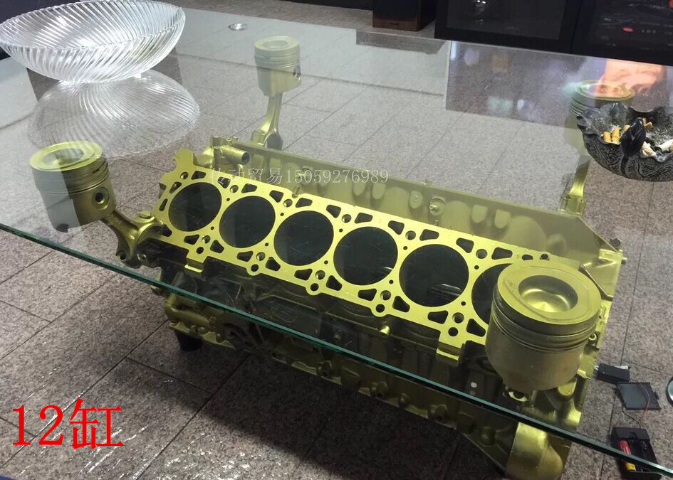 Engine Coffee Table The Whole Machine Bar Modified Creative V68 V12 Bins Bmw Car Theme Personality Engine