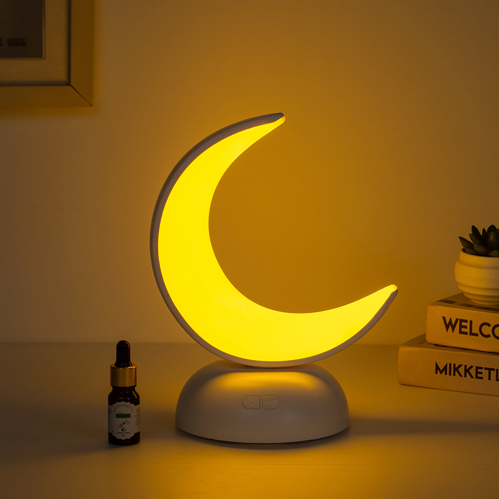 New Moon Aromatherapy Lamp Home Decoration Gift Student Bedside Bedroom Romantic Atmosphere Night Light Small Desk Lamp