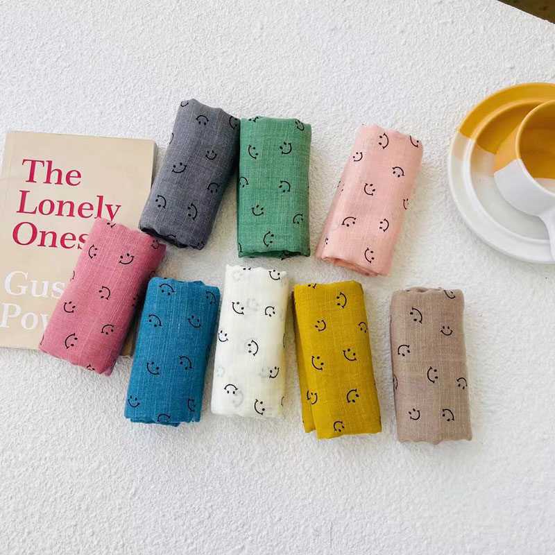 Children scarf slim baby out for sunbeds Veil Head Woman Cotton Hemp Baby Wind Shield Neck of the Han version windproof