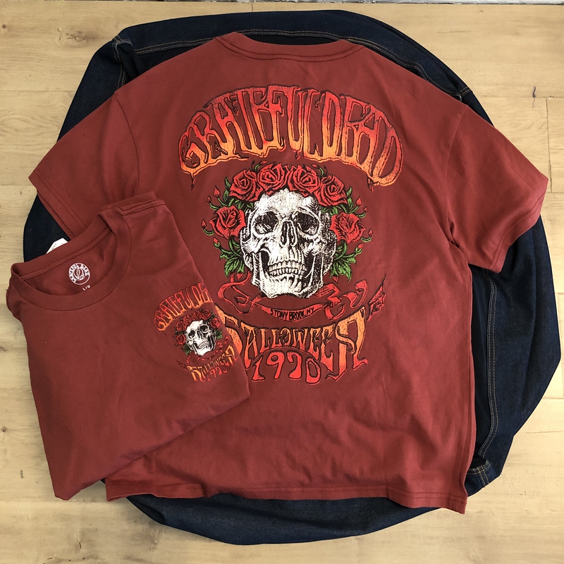 Men's Short-Sleeve T-Shirt for Export, Loose and Casual, Grateful Dead Metal Rock Band Men's Short-Sleeve T-Shirt for Export, Loose and Casual, Grateful Dead Metal Rock Band