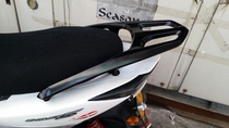 Jincheng scooter JC125T-29 modified rear shelf T4 tail wing Jincheng special tail box bracket