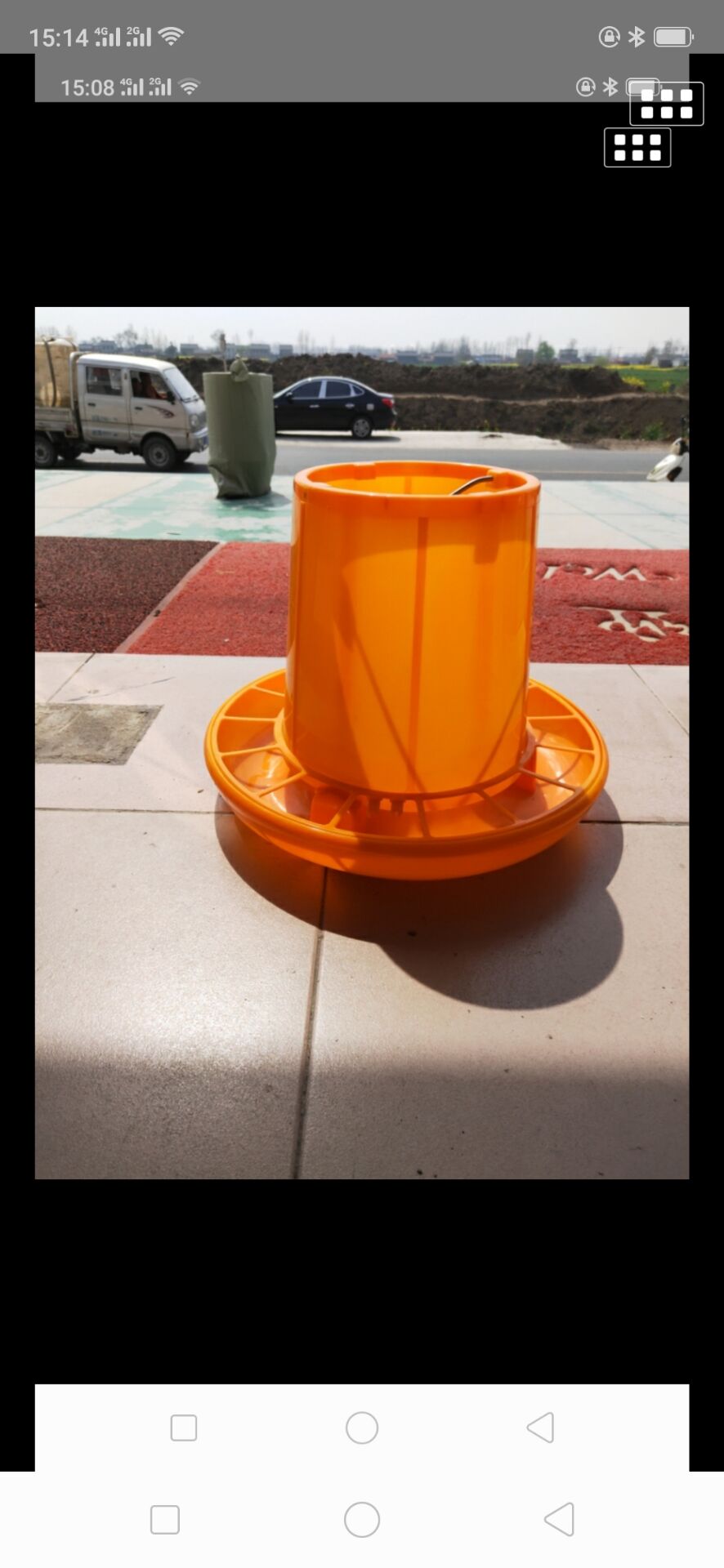 10kg chicken drum thicken chicken feed drum feed disc chicken feed automatic feed drum chicken slot