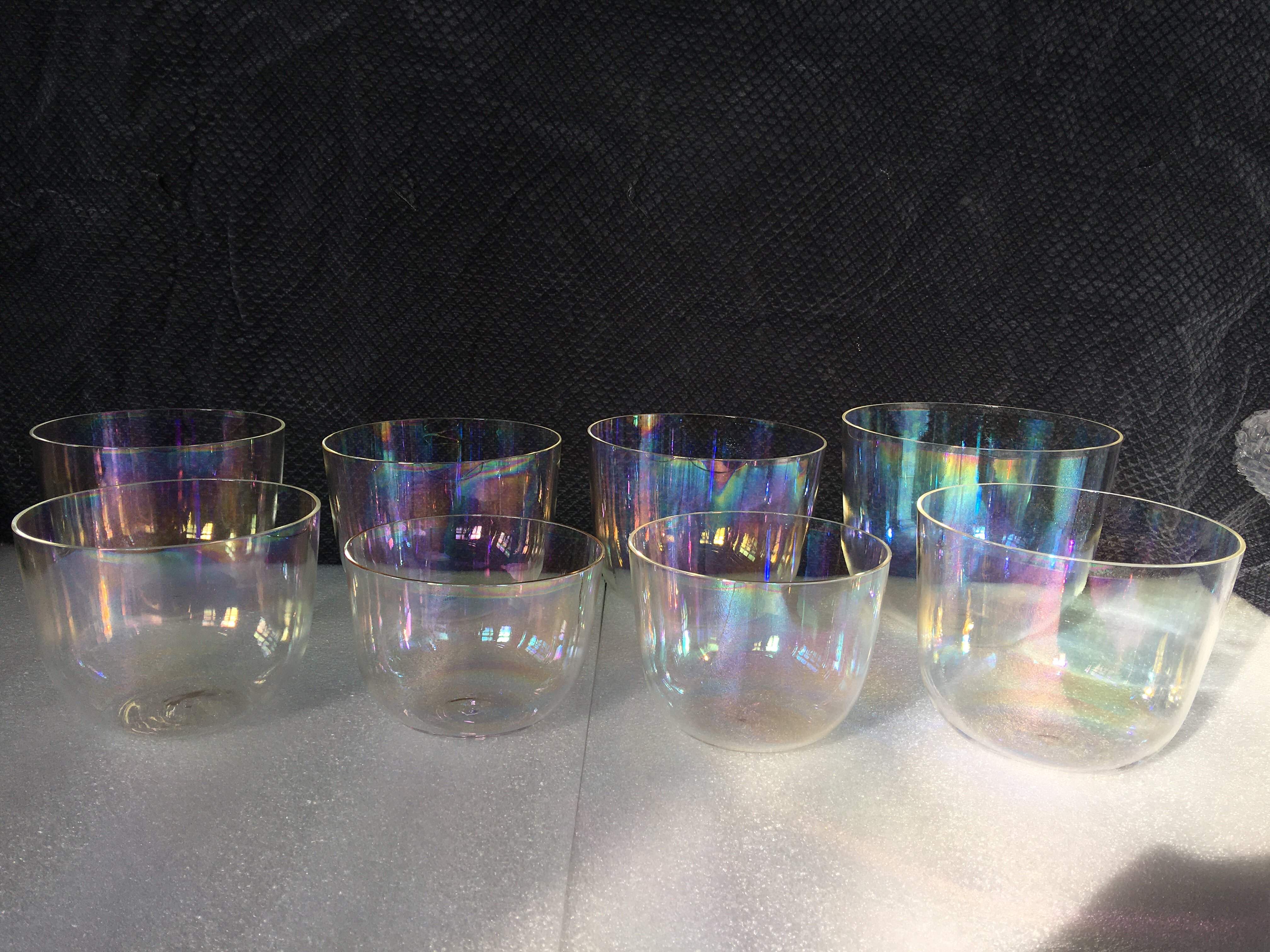 Starry Sky Symphony set of 8 third-order crystal bowl quasi-tone CDEFGABC can be 440 Hz or 432 Hz