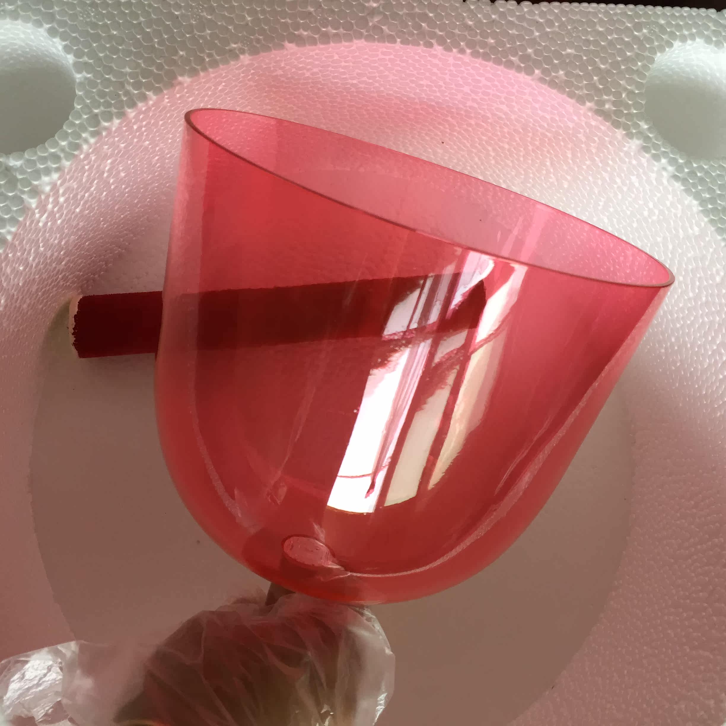 Factory customized Quartz healing meditation singing bowl Color handheld crystal crucible Tibetan music Buddha sound bowl C tune