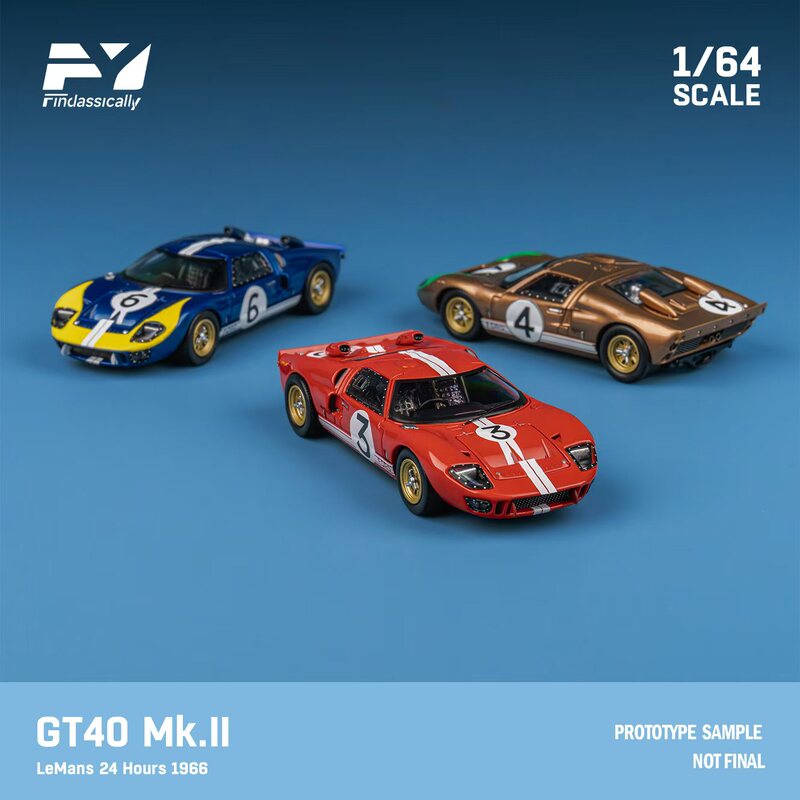 Findclassically 1:64 Ford Gt40 Mk Ii Alloy Car Model Findclassically 1:64 Ford Gt40 Mk Ii Alloy Car Model