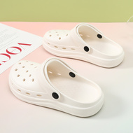 Giày Croc Nữ Mùa Hè 2023 Mới Dày-Đế Chống Trơn Trượt Y Tá Ngón Chân-Mũi Nhọn Dép Thời Trang Mặc Ngoài phụ Nữ Mang Thai Dép Đi Biển dép quai ngang unisex dép quai ngang nữ