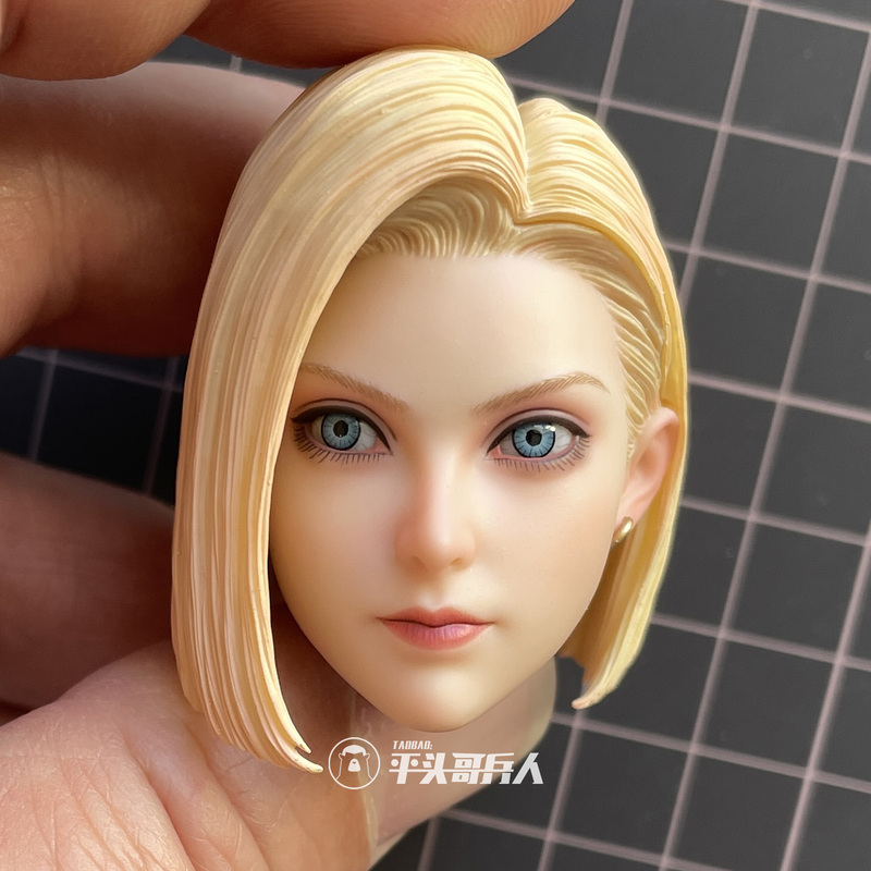 [in Stock] 1/6 Movable Eye Head Sculpt Gilly Vhtoys Vh001 Artificial Human 18