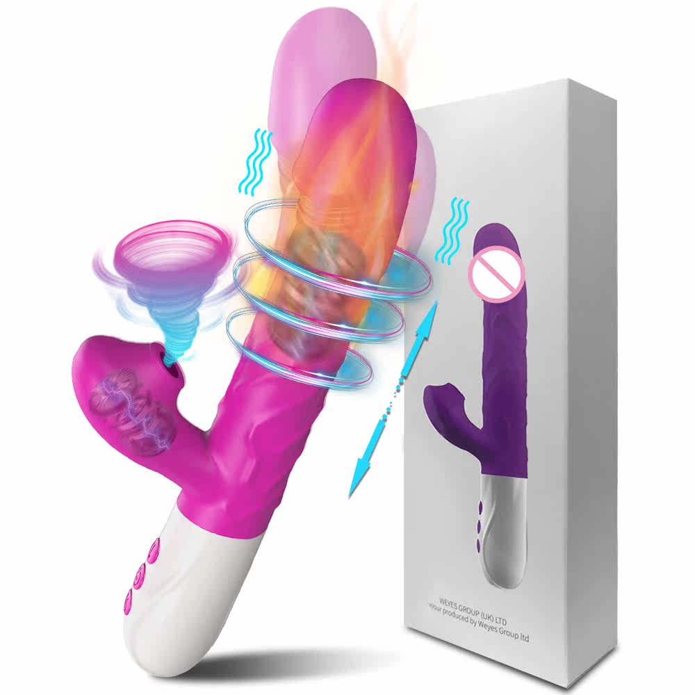 Sucking Thrusting Rabbit Vibrator For Women Clitoris Clit Su