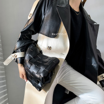 Real leather windcoat leather jacket lady 2022 new medium long section splicing autumn and winter loose sheep leather Coloured big code