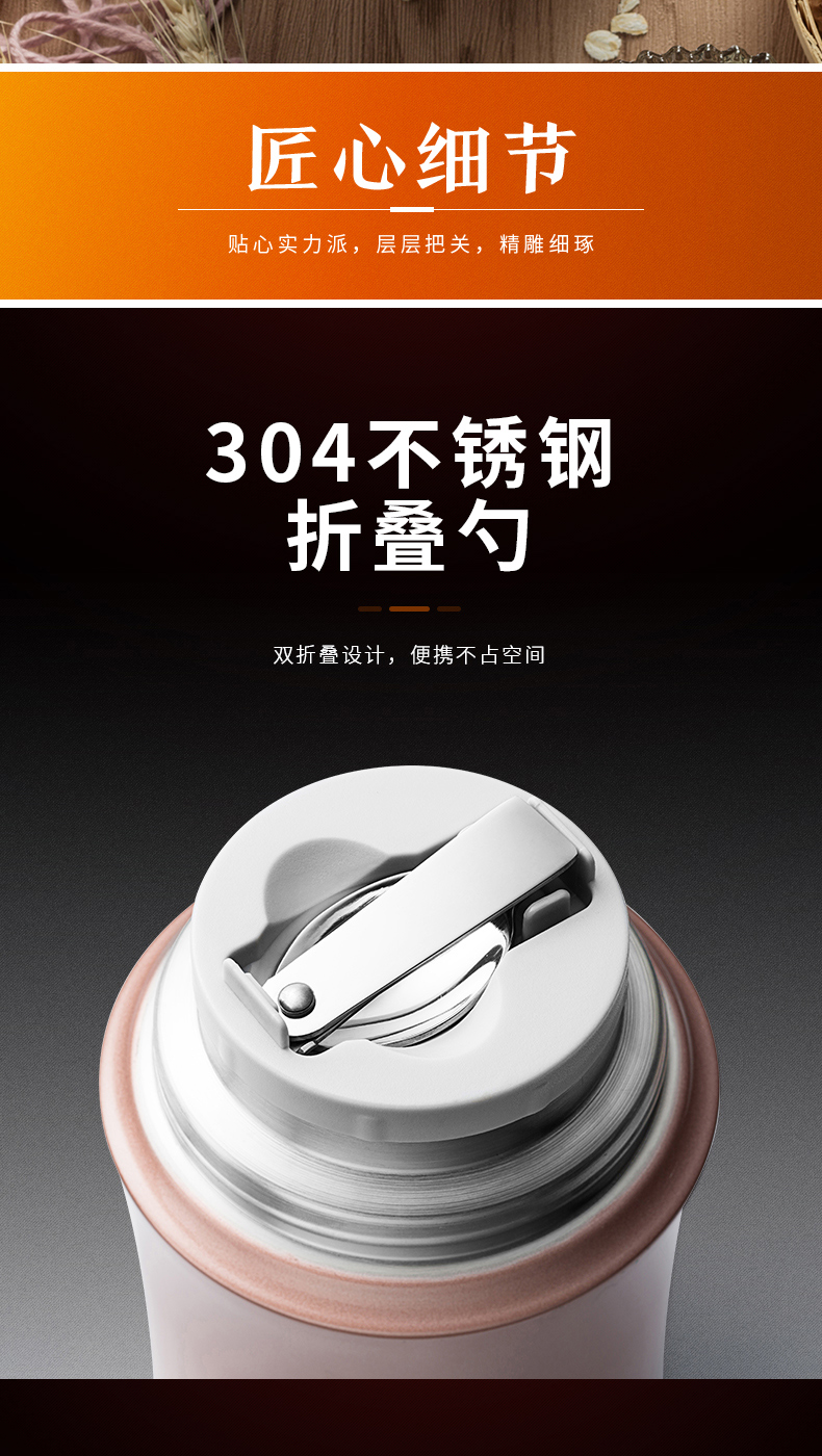 Fuguang 焖 cốc thủy tinh âm ỉ nồi cách nhiệt thùng thép không gỉ cách nhiệt hộp ăn cháo nhân tạo cách nhiệt siêu dài cầm tay hộp cơm điện lock&lock ejr216
