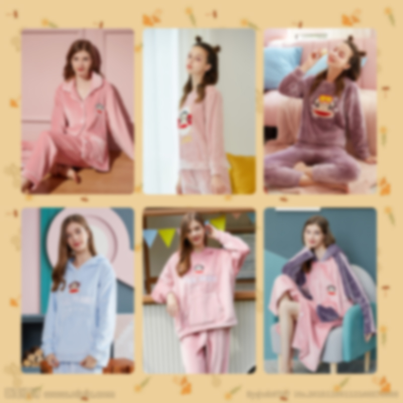 Paul Frank大嘴猴 法兰绒情侣家居服套装盲盒 新低49元包邮 值值值-买手聚集的地方