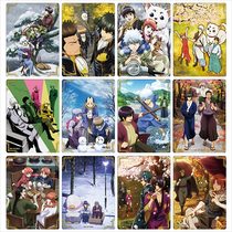 (Supplements) Movic Silver Soul Poster Illustrator Mini Bronzed Gold Acrylic Mahjong Brick Perimeter Complet