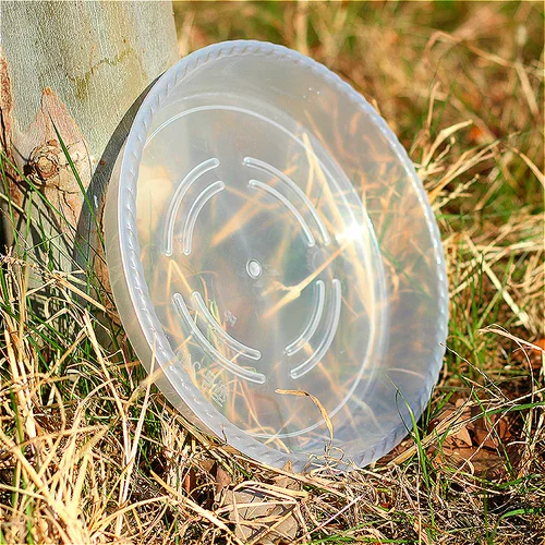 Утолщенная прочная прочная смола PP круглый утолщенный прозрачный поднос экологически чистый