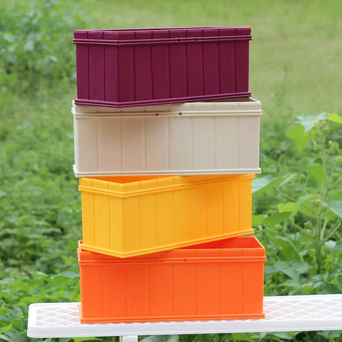 Цветочный горшок прямоугольный полимерный пластиковый балконный корыто для цветов большой прямоугольный сочный подоконник для овощей на открытом воздухе с сеткой