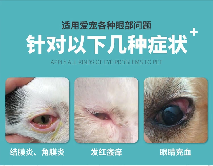 Golden Shield Runkang Pet Dog Cat Eye Potion Dog Eye Kháng khuẩn kháng viêm mắt Tear Drops Eye Drops Cat - Thuốc nhỏ mắt