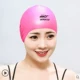 Mũ bơi bảo vệ tai 3D nữ tóc dài silicon đặc biệt không thấm nước bơi quá khổ người lớn đầu lớn nam trẻ em không đầu - Mũ bơi