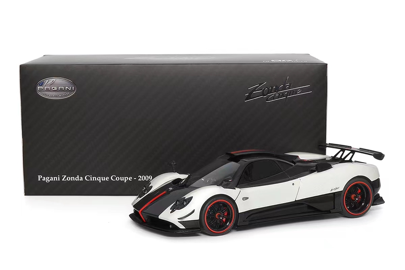 In Stock Almost Real 1:18 Pagani Zonda Cinque Right-Hand Drive Version Alloy Car Model