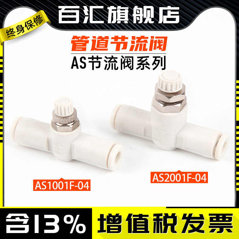 Pipe throttle valve AS1001F AS1001F 2001F 2001F 3001F-04 3001F-04 06 08 08 10 12