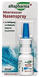 German altapharma sea water nasal cleaning spray 20ML nasal congestion children from 2 years old - adult sea salt water