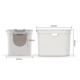 Кошачий песчаный горшок с полным наружным наружным анти -одором анти -дор анти -дор маленький крупный крупный крупный специальный кошачий кошачь