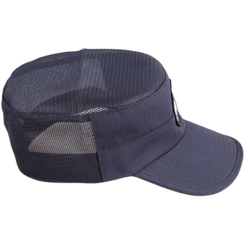 Men's and Women's Standard Training Hats for Spring, Autumn, and Summer, Breathable Mesh Baseball Caps with Warning Patches, Half-Mesh and Full-Mesh Caps