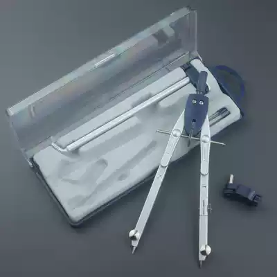 Professional drawing compasses fine-tuning pencils can be equipped with pencils can be drawn with a diameter of 56cm. It is not suitable for drawing large circles with small circles.