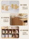 Children's Floor-Standing Bookcase, Toy and Book Storage, Pine Grid Cabinet, Home Bedroom Storage Low Cabinet, Living Room Wall Cabinet