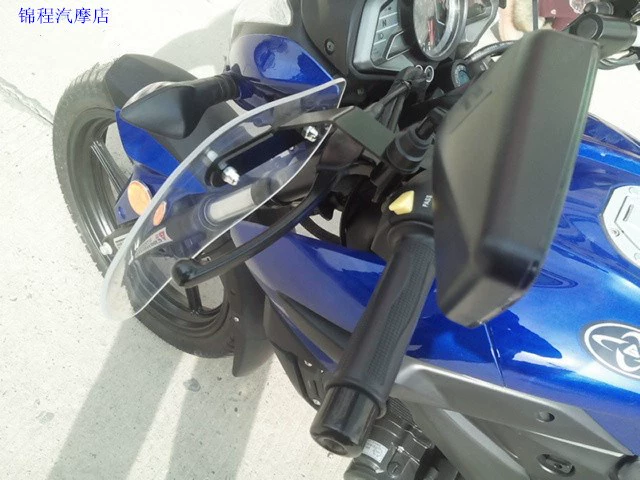 Xe máy tay bảo vệ che kính chắn gió off-road rider kính chắn gió tay cầm tay cầm thanh chắn gió kính chắn gió che tay - Kính chắn gió trước xe gắn máy