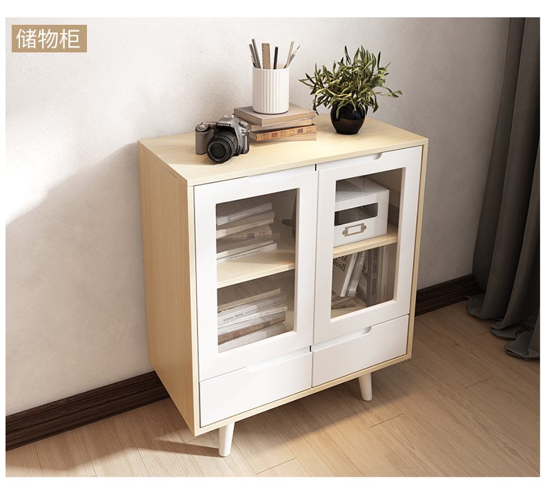 Yilun Bắc Âu bàn cà phê TV kết hợp tủ đồ nội thất phòng khách hiện đại tối giản kinh tế phòng ngủ tủ TV - Bộ đồ nội thất bàn ghế thông minh