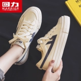 Warrior, тканевая белая обувь на платформе, универсальные кроссовки, 2023 года, тренд сезона, в корейском стиле