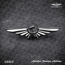 Soviet Air Force Russian Air Fleet National Aviation Civil Aviation Wings Flying Eagle Badge Medal Medal