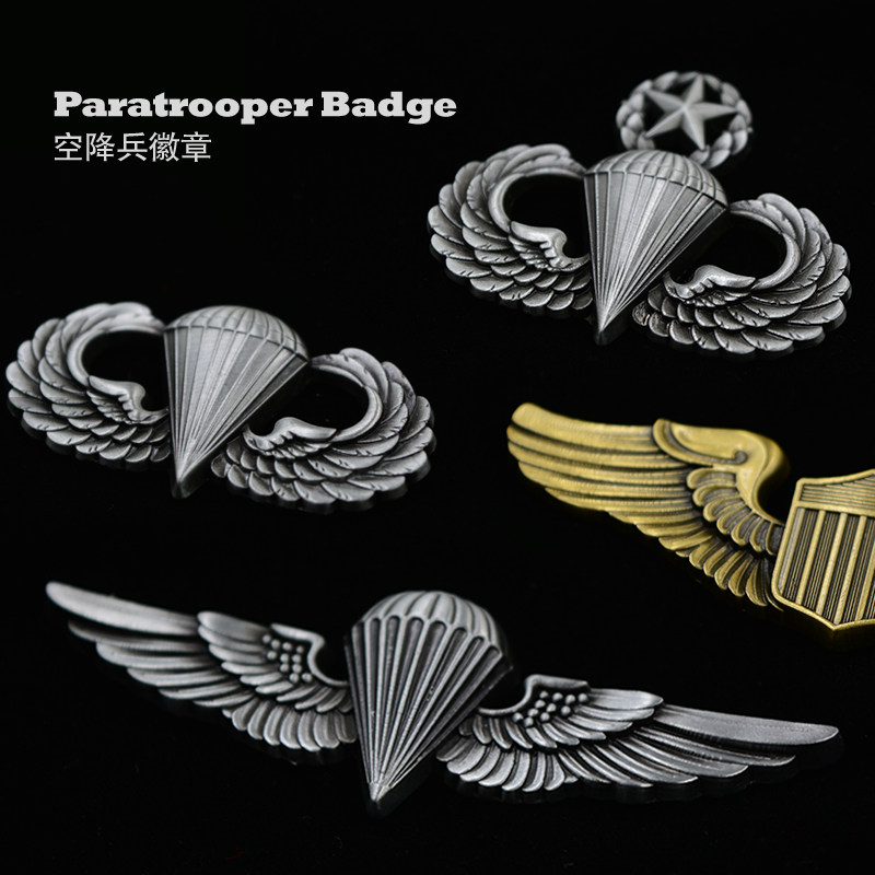 WWII US Army Air Force Air Force paratrooper Airline Badge Flying Badge Medal Medal