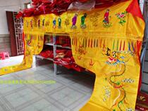 Buddhist Buddhist Temple supplies 1 meter to 4 meters please Eight Immortal Dragon Gate Buddha flag decoration Buddha Temple embroidery