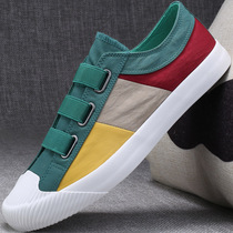 Mens shoes 2021 New Korean trend Joker summer tide shoes mens board shoes summer breathable canvas cloth shoes