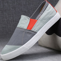 Lazy shoes men a pedal mens shoes summer driving breathable 2021 new mens cloth shoes old Beijing leisure trendy shoes