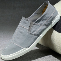 Mens cloth shoes a pedal mens shoes mens casual shoes 2021 new spring and summer breathable deodorant lazy canvas shoes