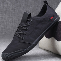 Shoes autumn 2021 new canvas shoes Low Tide mens shoes mens casual shoes summer breathable flat cloth shoes